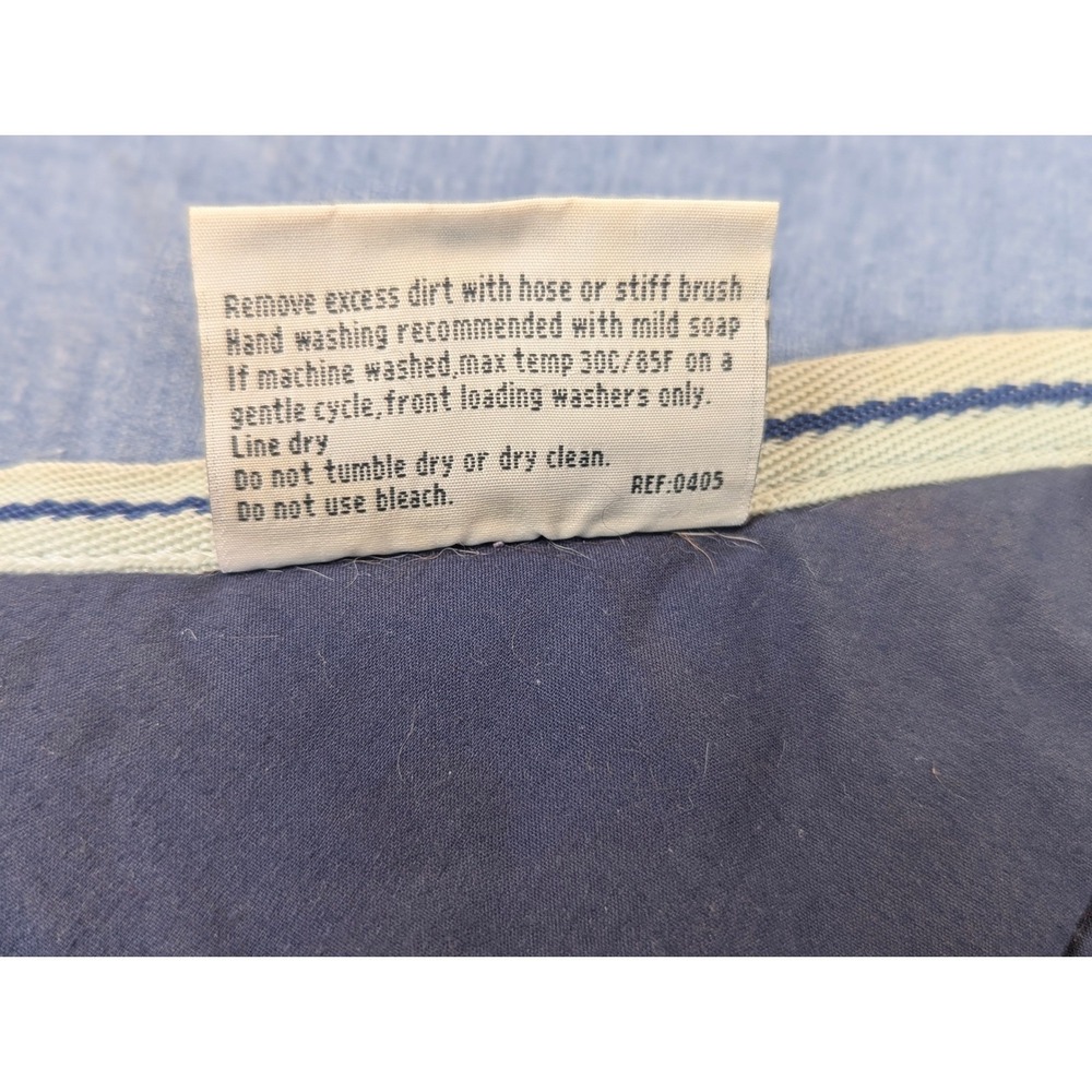 WeatherBeeta Navy Blue Quilted Dog Coat Jacket Reflective 16 Inch Size 16 Medium - Picture 7 of 9